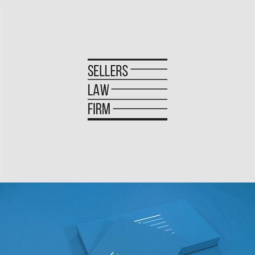 Logo concept for criminal lawyer.