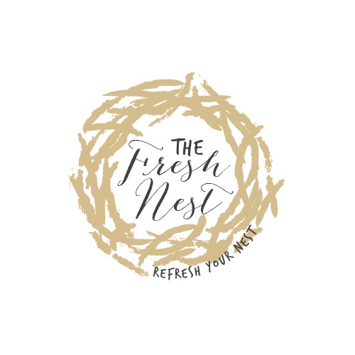 Create a cool logo for a new home/interior design company, The Fresh Nest.