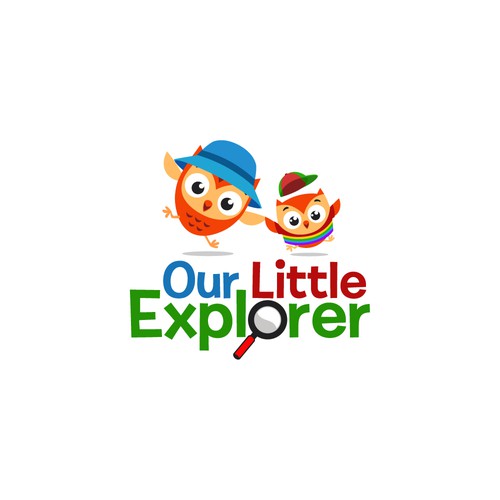 playful logo for our little explorer