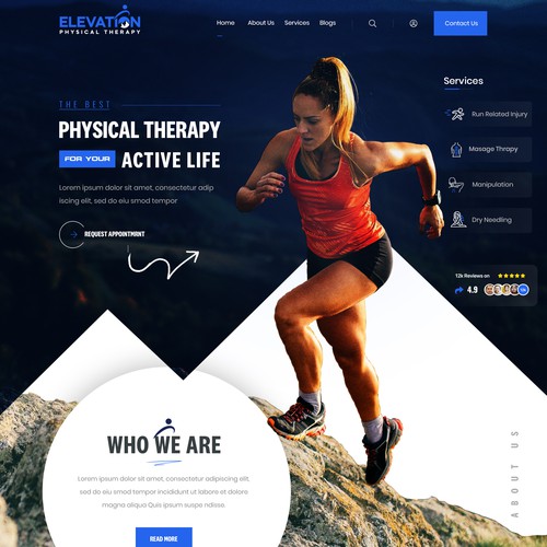 Physical Therapy Website Design