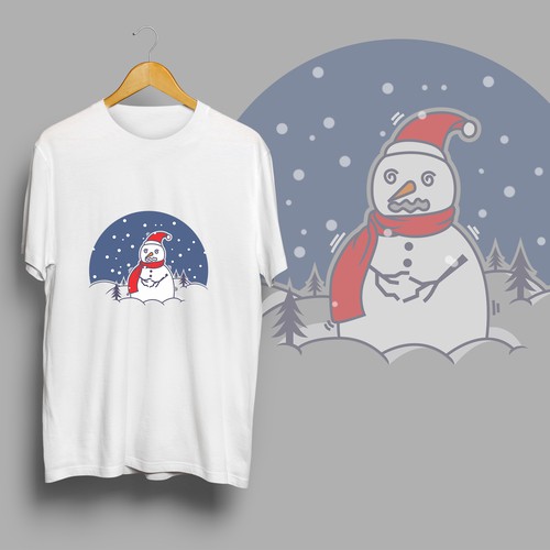 winter t shirt design