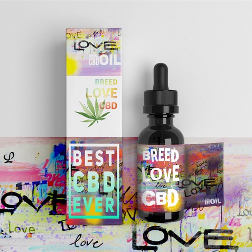 Love CBD Packaging design