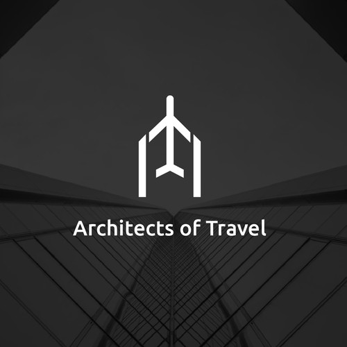 Monogram logo for architect's journey