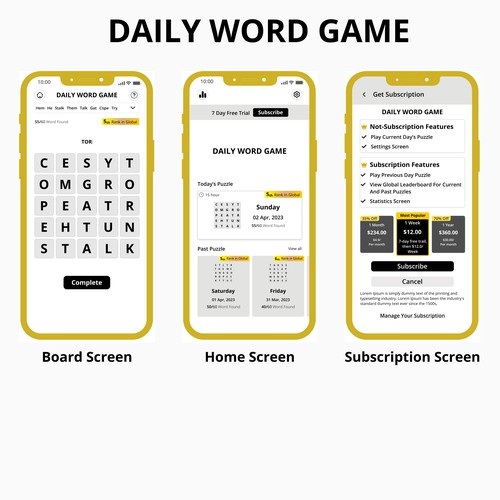 Daily Word Game 