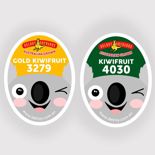 Kiwifruit Stickers