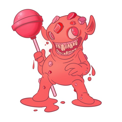 Red 40 Food Coloring Monster