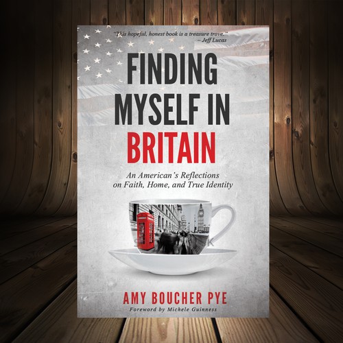 Book Cover for a Christian book called Finding Myself in Britain: An American's Reflections