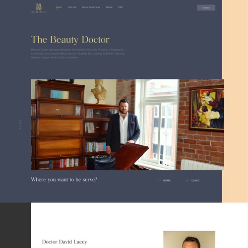 The Beauty Doctor Web Design