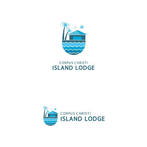 Fun logo design for Island Lodge