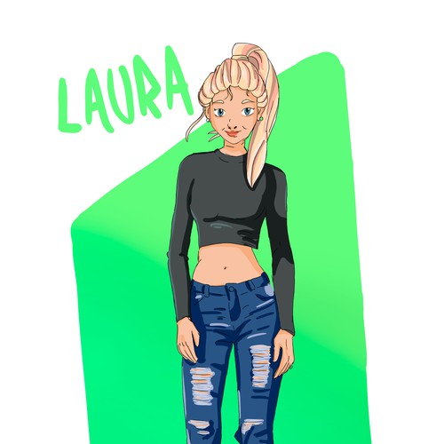 character desig laura