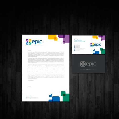 Brand identity collateral for national healthcare organisation