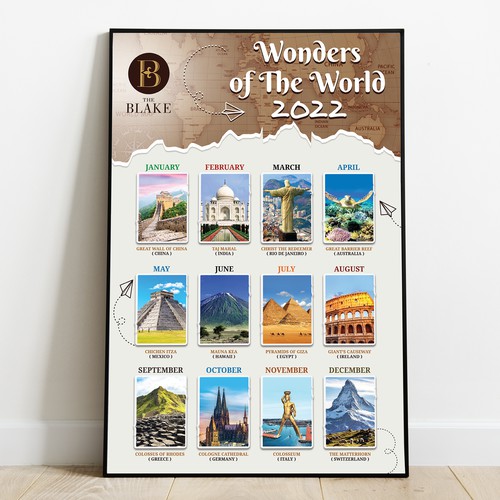 Wonders of the World Poster