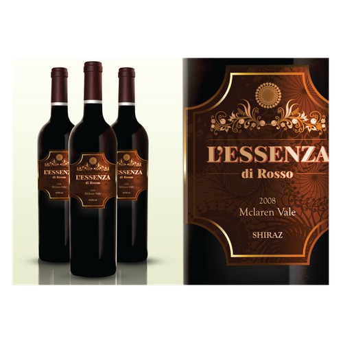 Essenza di Rosso Label Design