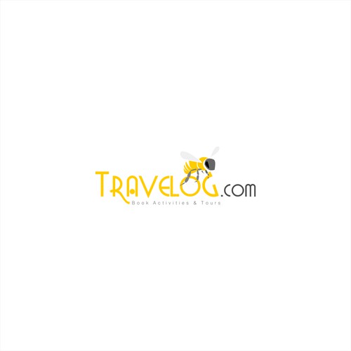 Travelog.com Logo Design.... With bee :D