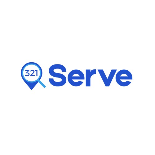 321 Serve - Winner Logo Design on 99 Designs