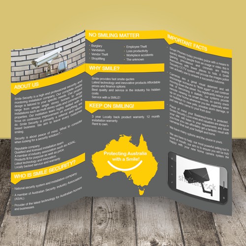  Trifold brochure design Inside