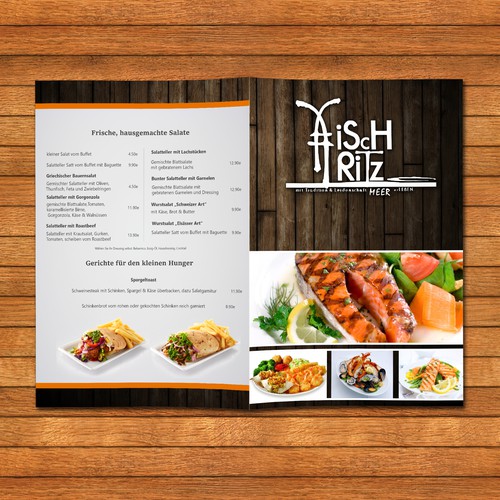 Resturant menu