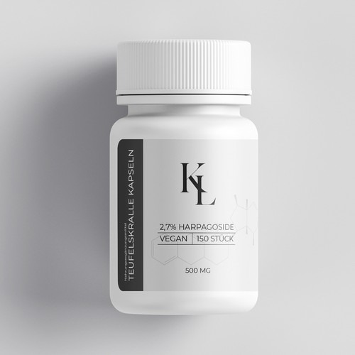 Supplement label design