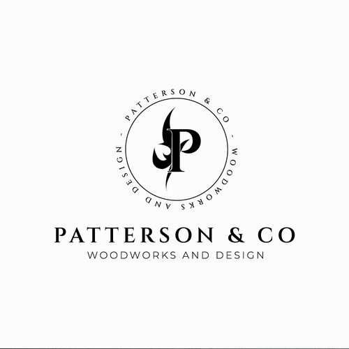 Luxurious & creative logo for a custom woodworking company