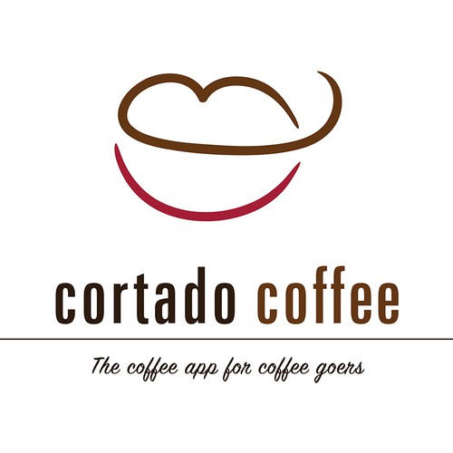 Logo concept for cortado coffee