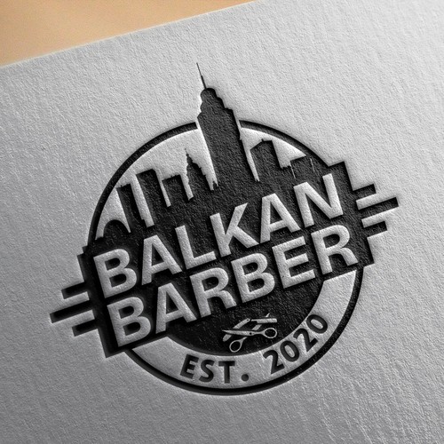 Logo for the barber