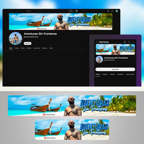 Youtube Header for Traveling Channel