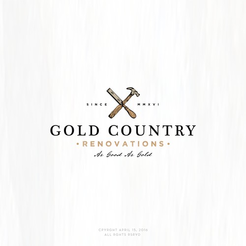 Logo Design for Gold Country Renovations