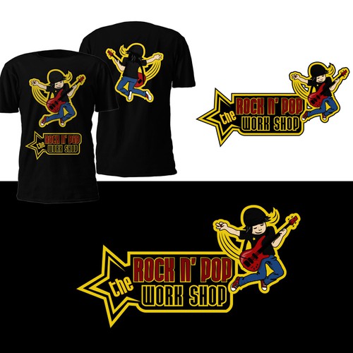 Logo design for the "Rock N' Pop" work shop for the children