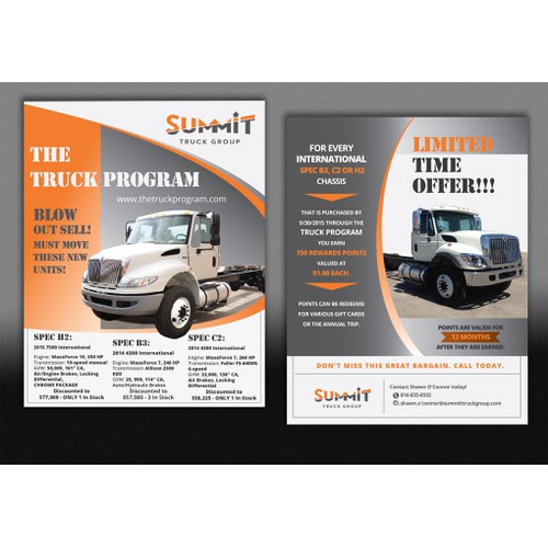 truck flyer