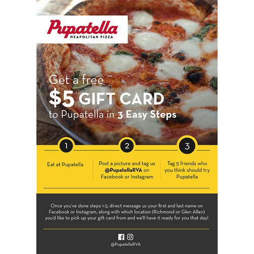 Pupatella Promo Flyer