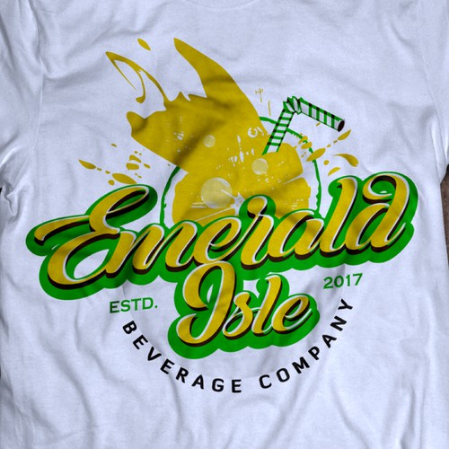 Logo For "Emerald Isle Beverage Company"
