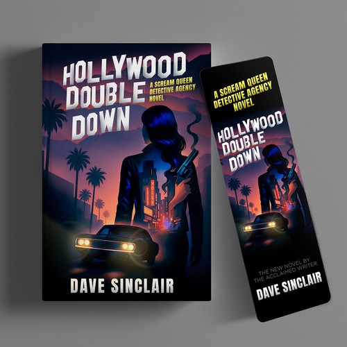 HOLLYWOOD DOUBLE DOWN - A Illustration cover design