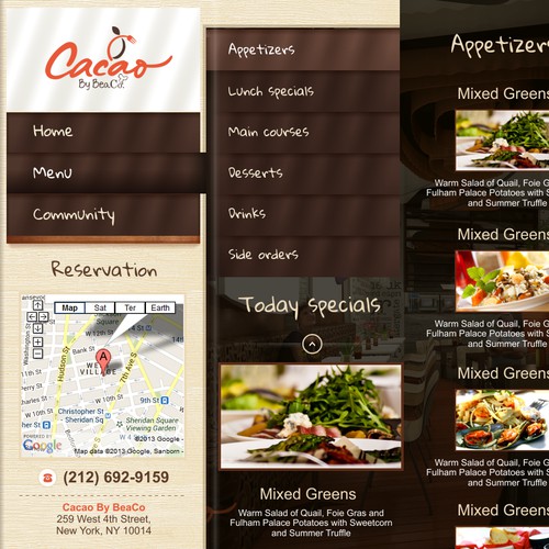 Create the next website design for Cacao by BeaCo