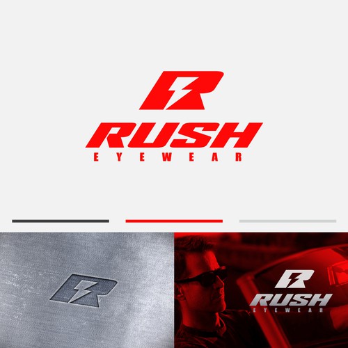 Rush Eyewear logo design