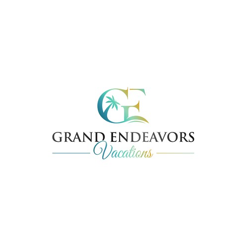Luxury logo for Grand Endeavors Vacations
