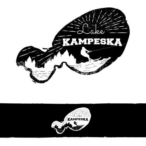 Vintage logo for Lake Kampeska