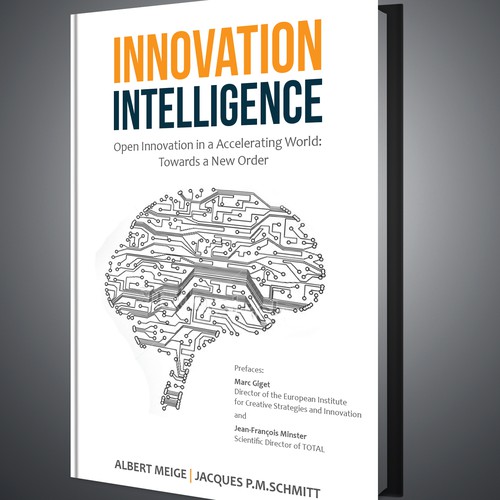 Create a best-selling cover design for a book on innovation