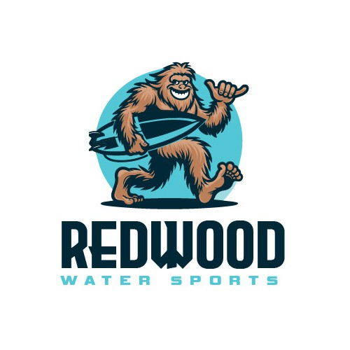 Surfing Sasquatch Logo 