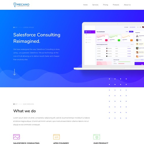 Product Landing page