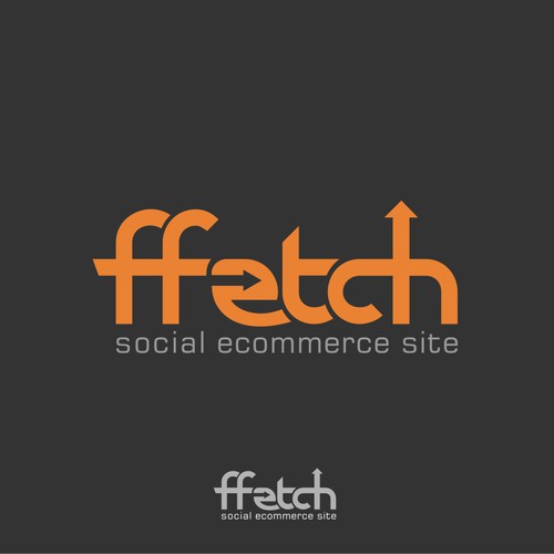 Fun but sophisticated logo for social ecommerce site