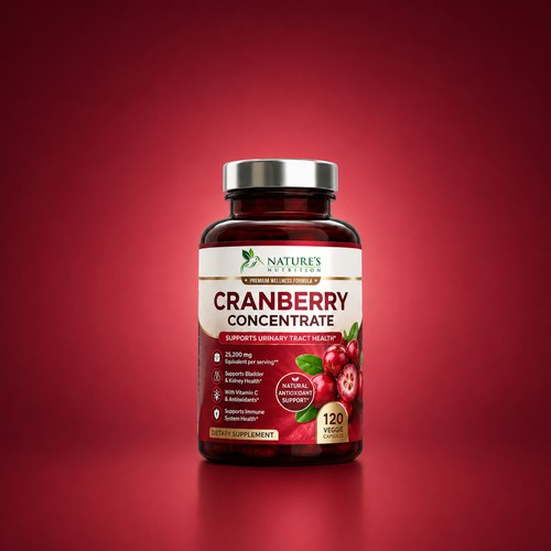 Nature's Nutrition Supplement Packaging