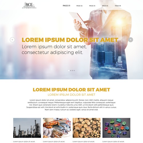 Web design for trading company