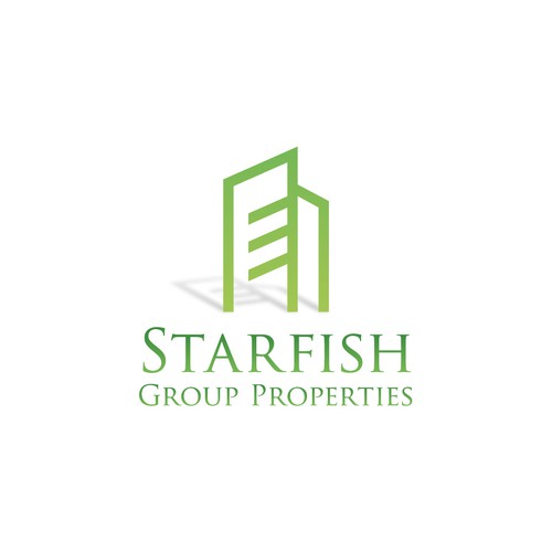 Logo Design Starfish Group Properties - green