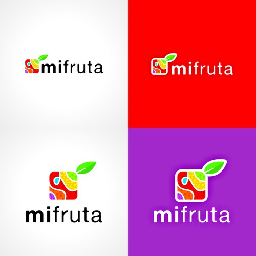 Create a logo for a healthy fast food called "Mi Fruta" | MascotNeeded