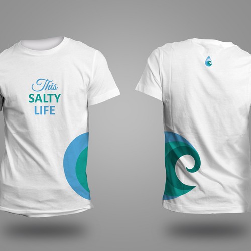 This Salty Life health, wellness and fitness blog needs a water themed logo