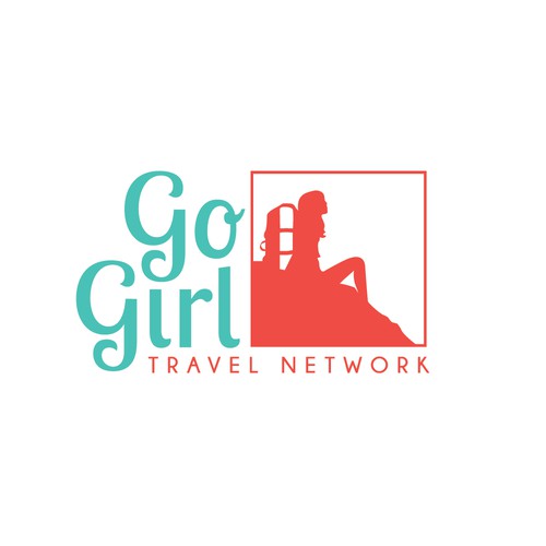 Empower women travelers with a logo for Go Girl