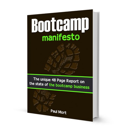 Create the next book or magazine cover for Bootcampking.com