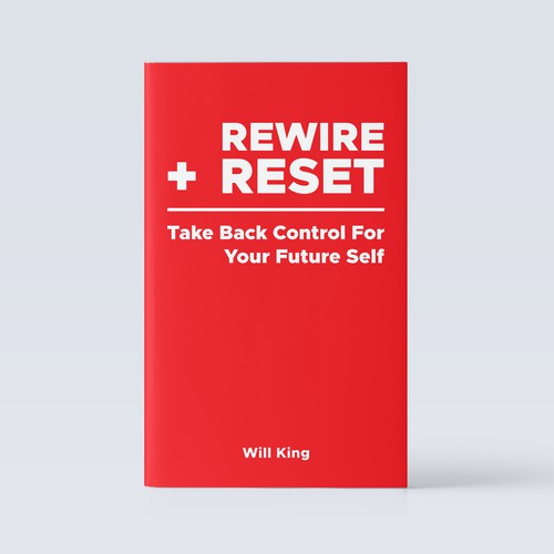 Book cover design - Rewire + Reset