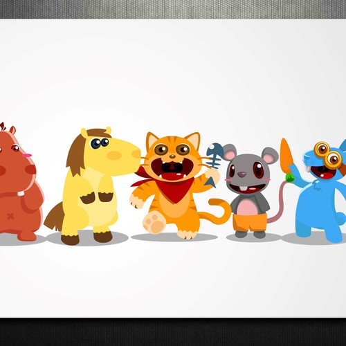 Create a fun and modern mascot and logo for our toy R&D and manufacturing hub!