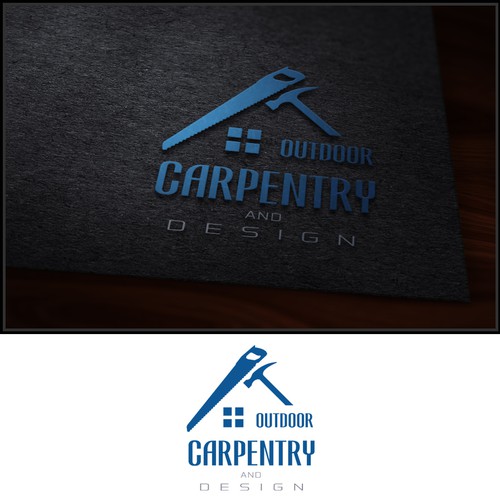 Outdoor carpentry logo